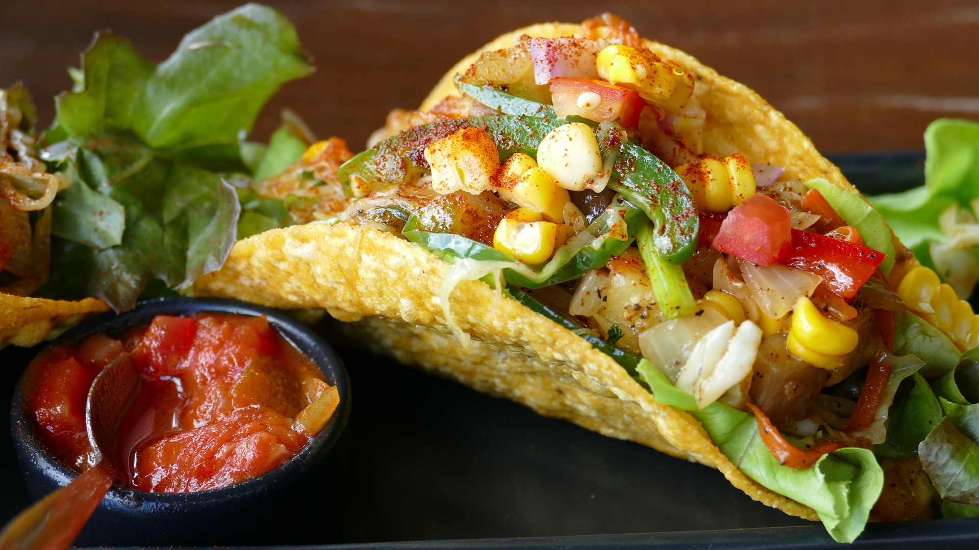 Mouth-watering tacos to die for at julia's restaurant.